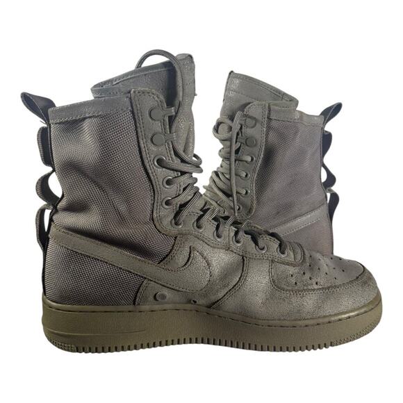 Nike Men\'s SF AF1 QS Dust 903270 001 Size 10 High Top Boots Gray main image 9